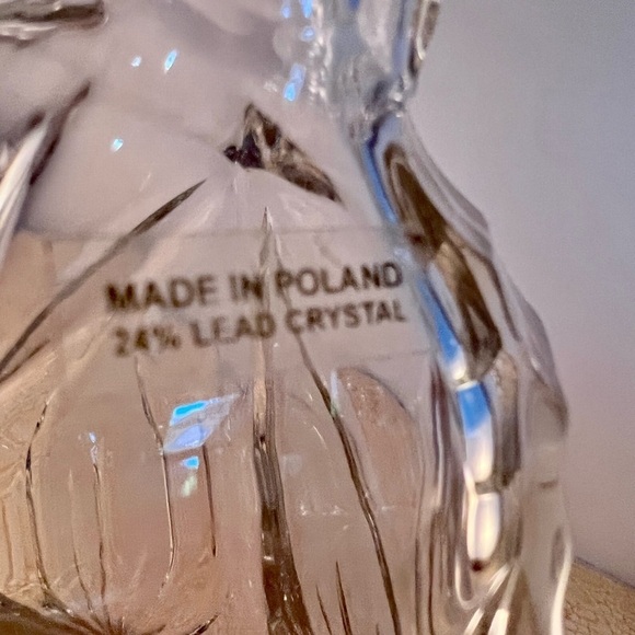 Godinger Dublin Collection Triangular Crystal Whiskey Liquor Decanter 61 ml - Picture 8 of 8